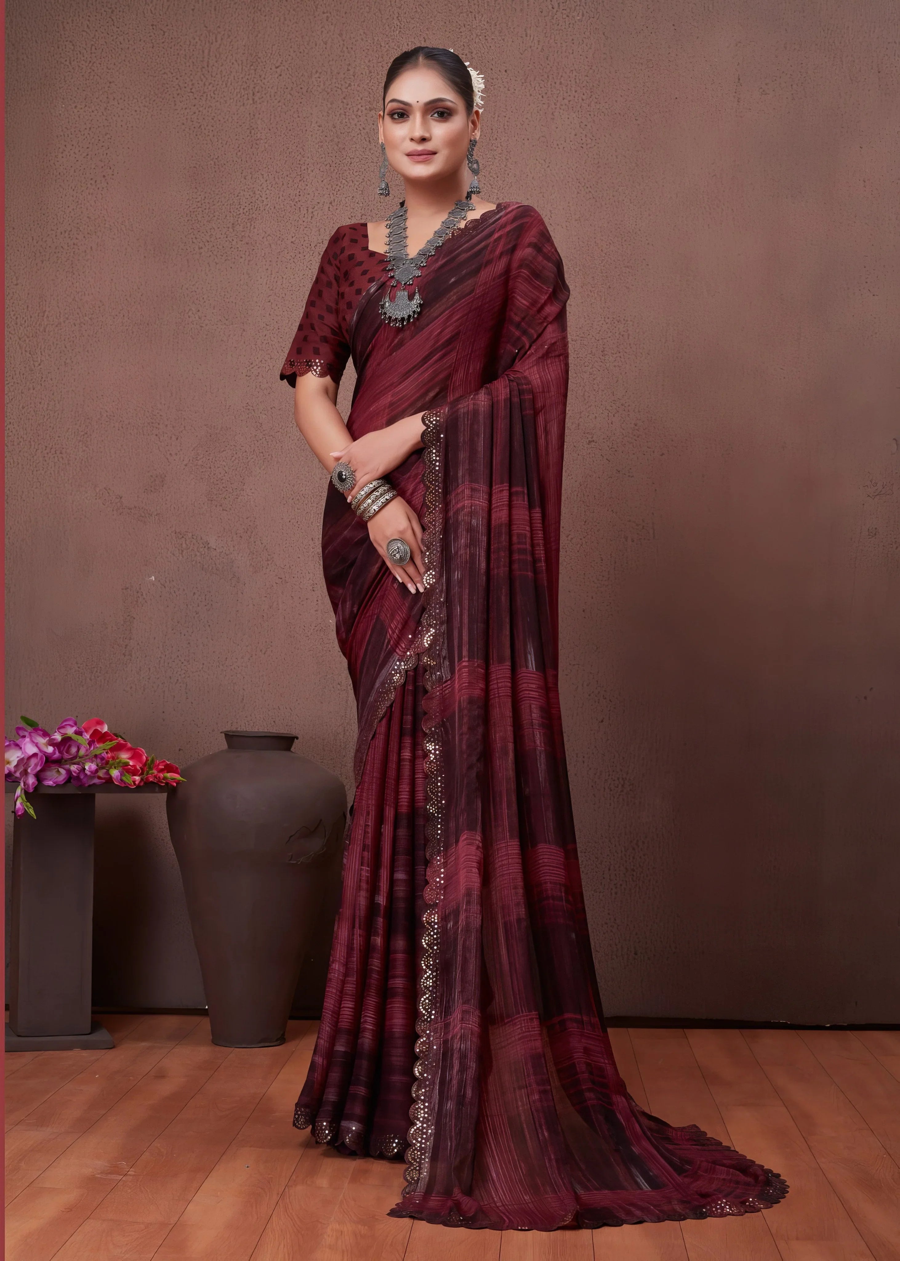 Premium Banarasi style Saree LXSE0070