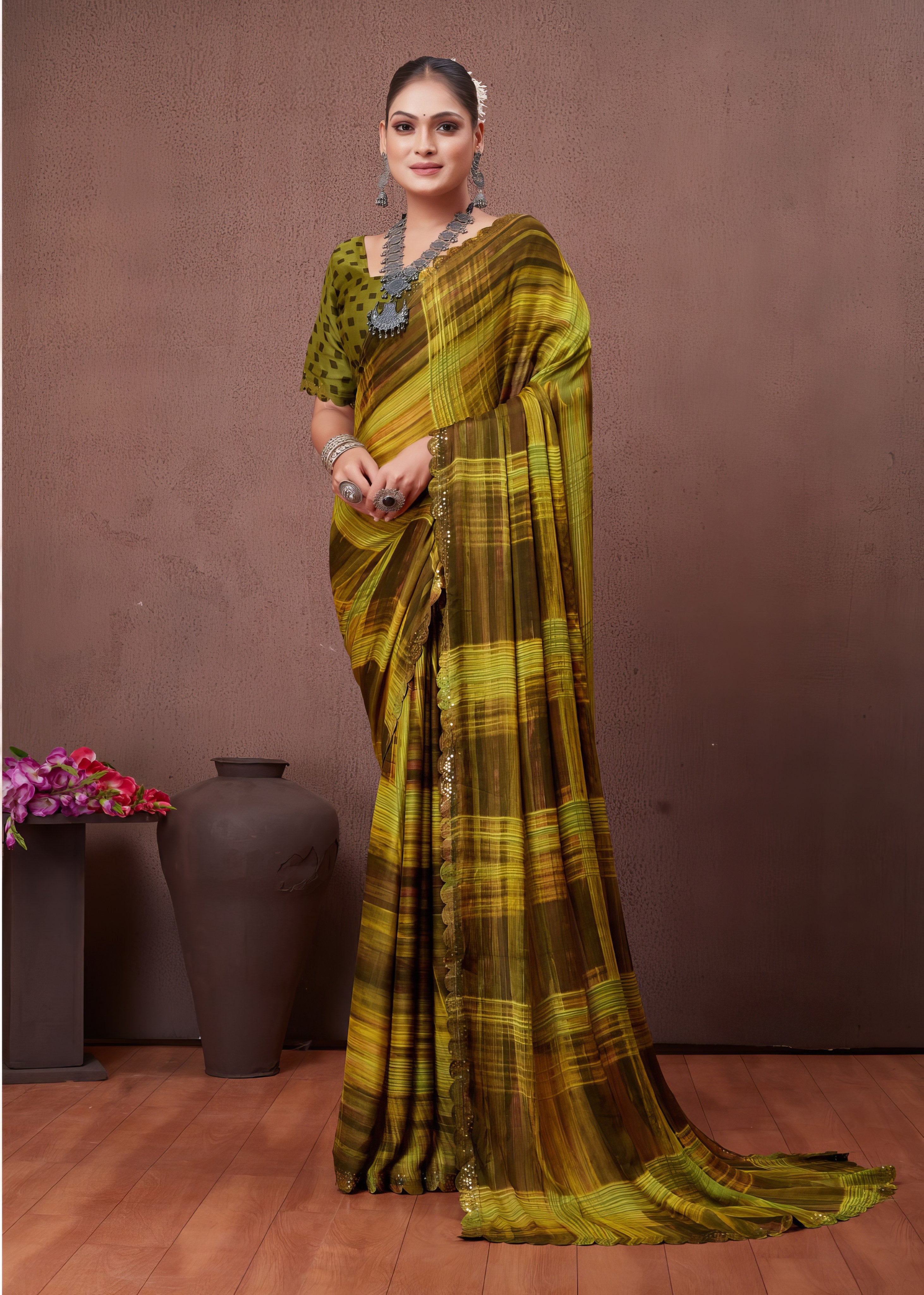 Premium Banarasi style Saree LXSE0070