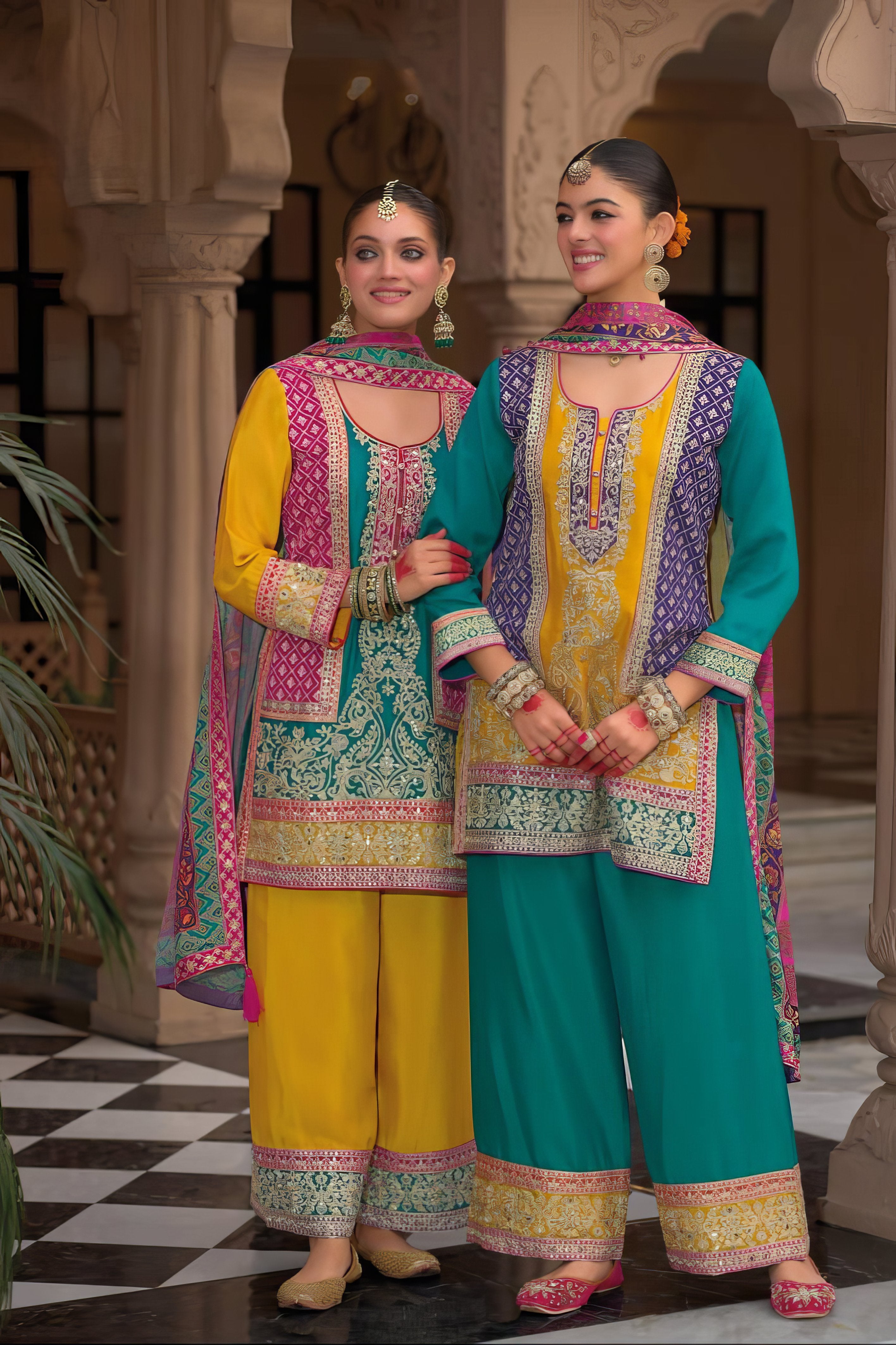 Chinoraah Royal Sharara Set LXSR0110