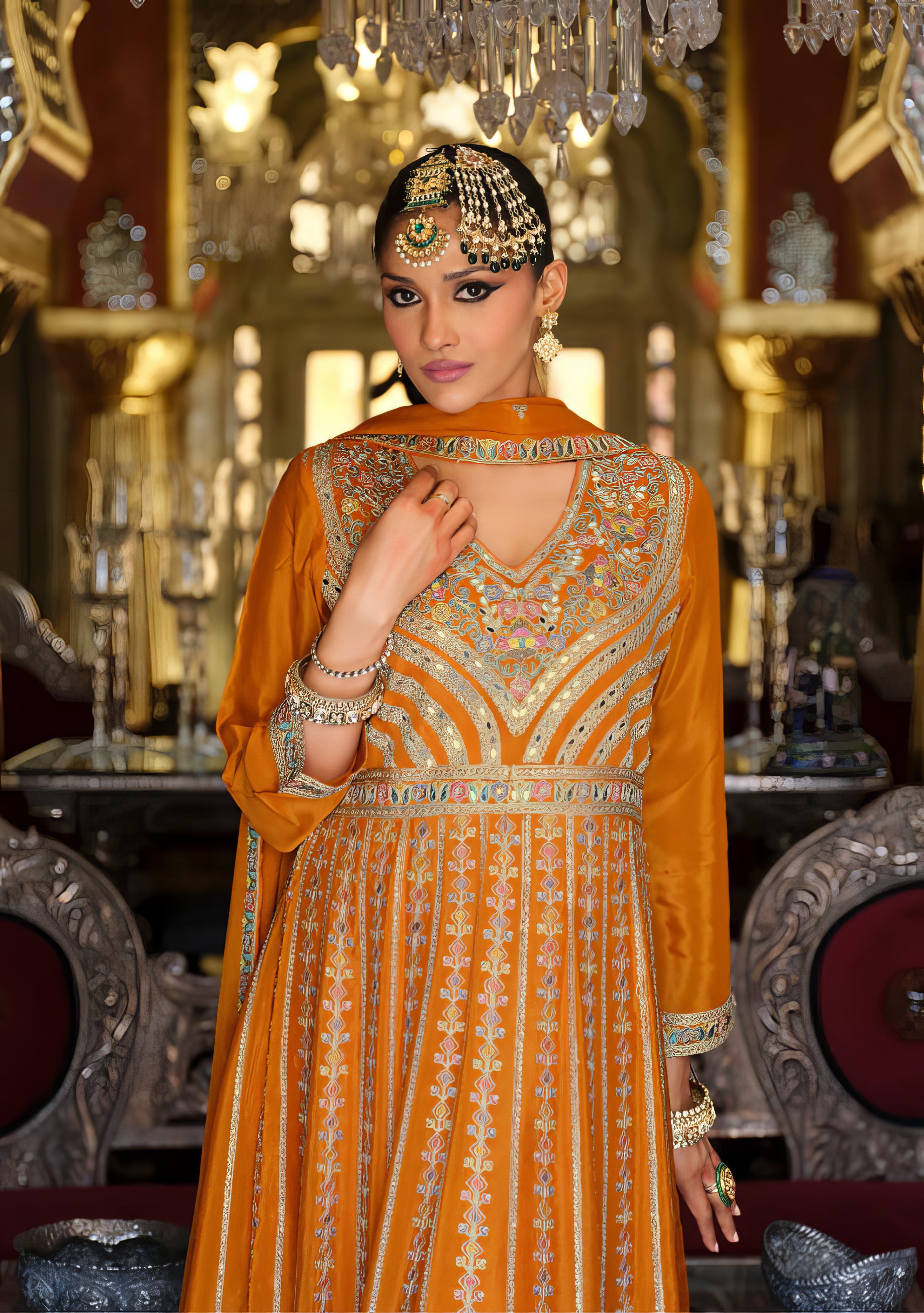 Regal Bloom Sharara Set LXSR0116
