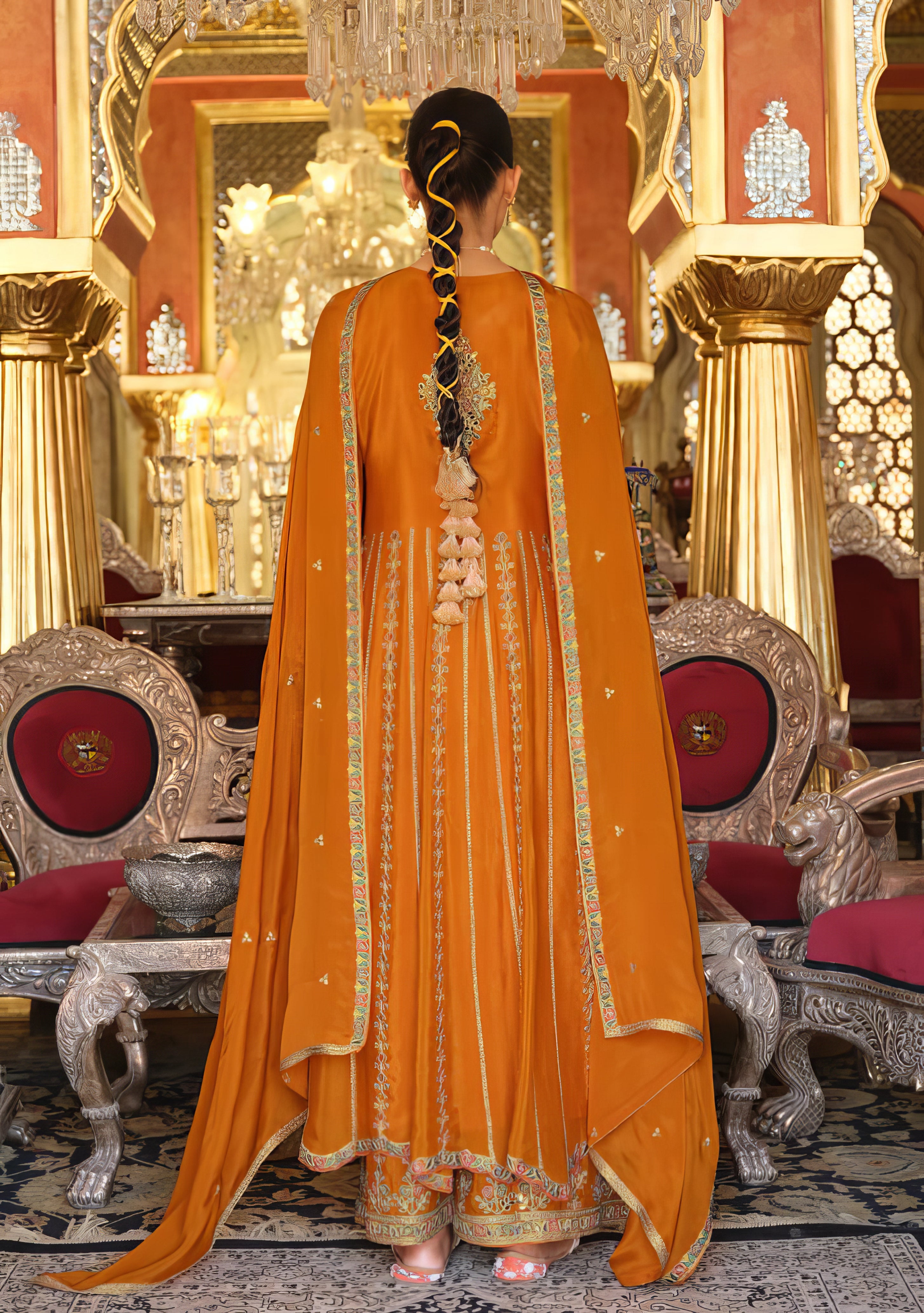 Regal Bloom Sharara Set LXSR0116