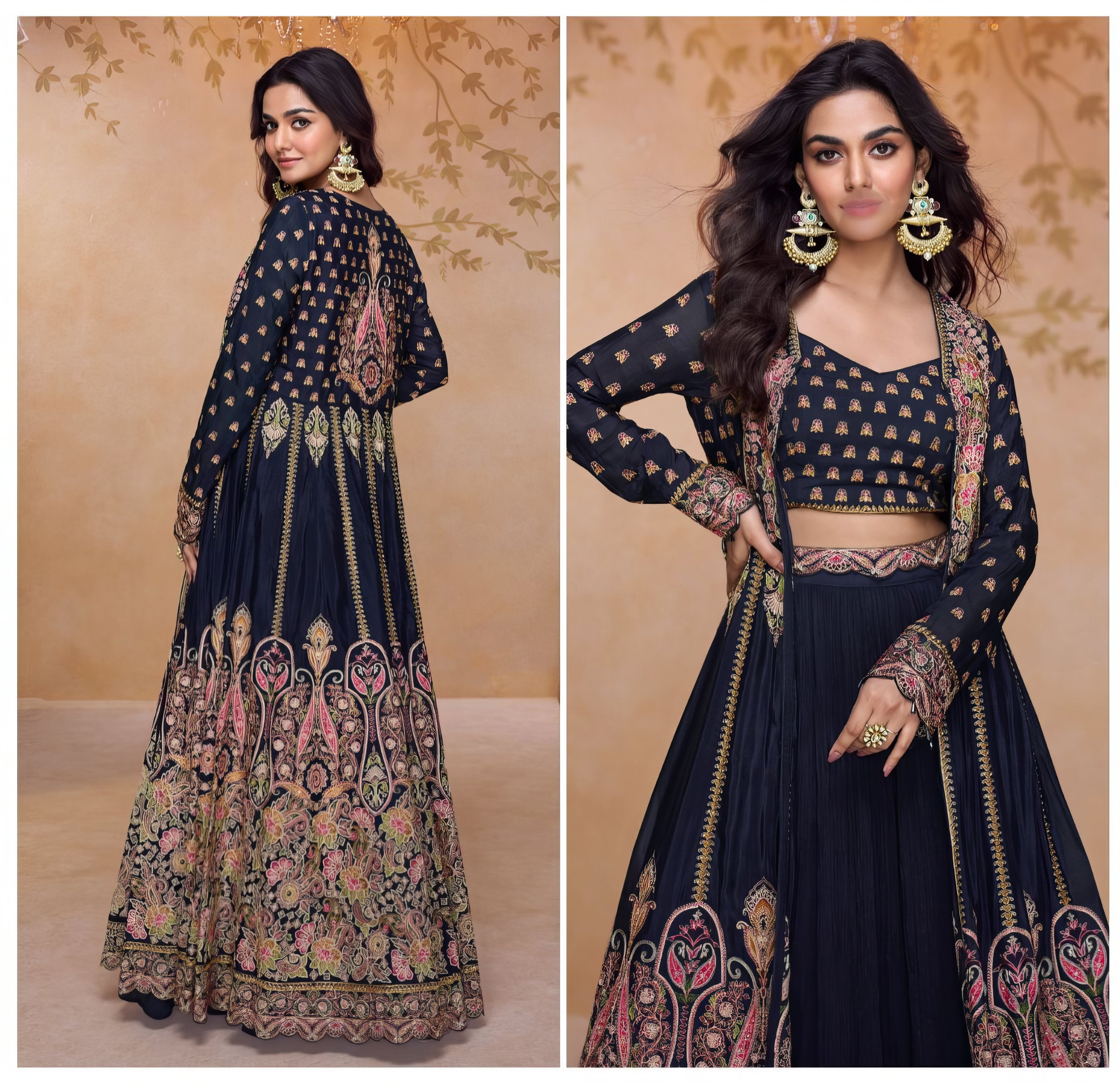 Premium Georgette Gown LXGW0057