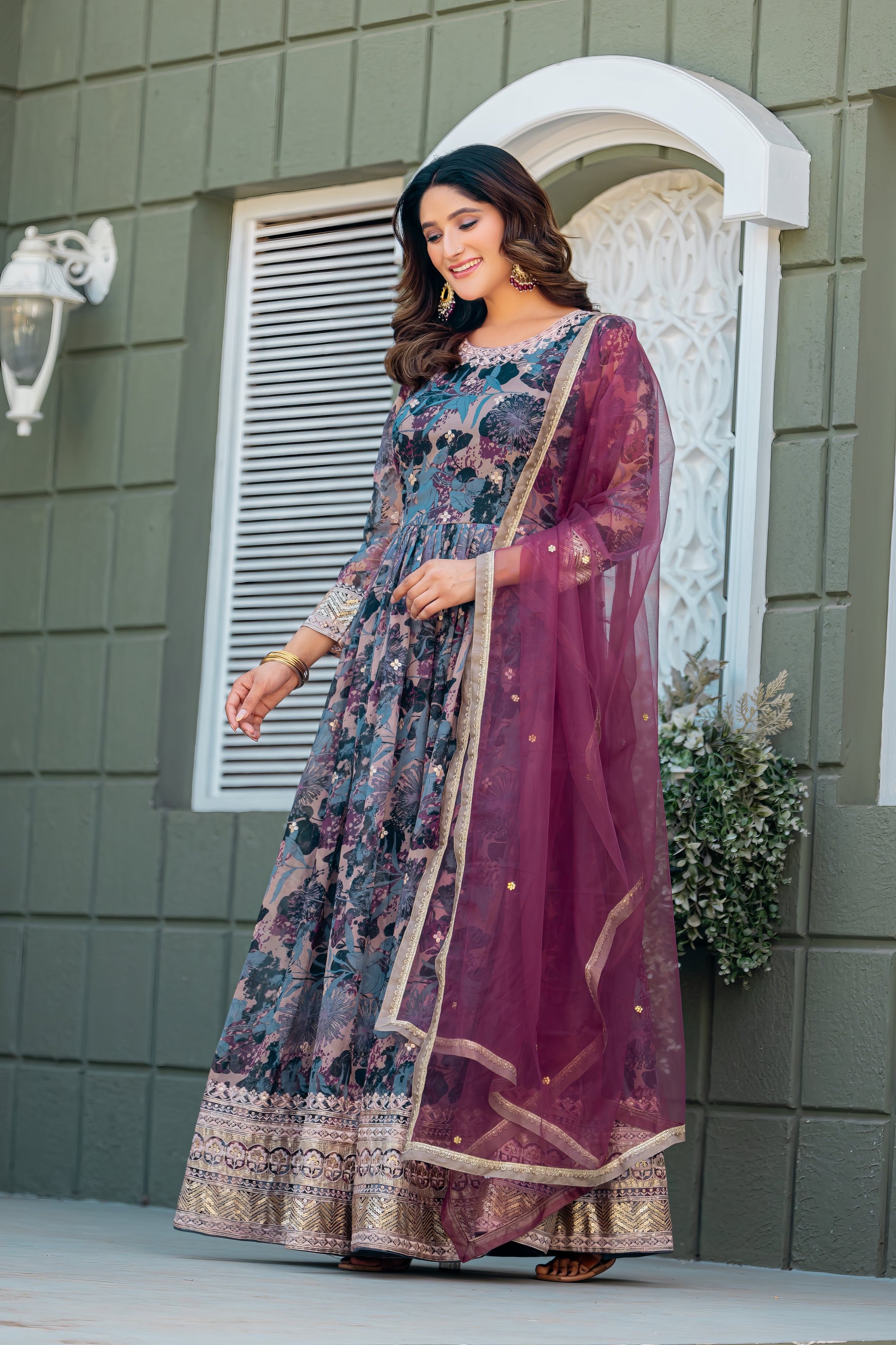 Silken Majesty Gown LXGW0063