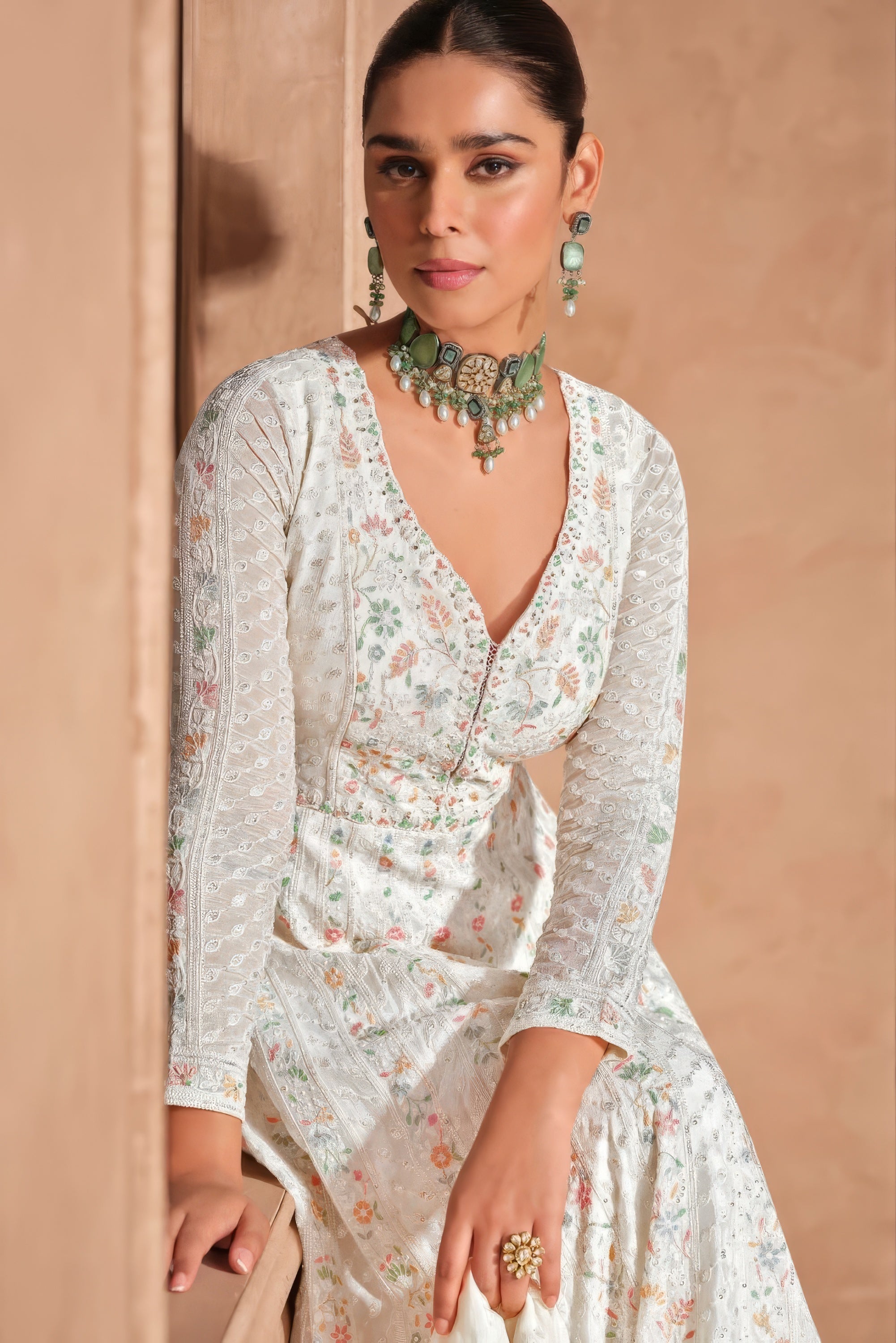 Elysium Radiance Gown Embroidered Gown EAGW0001