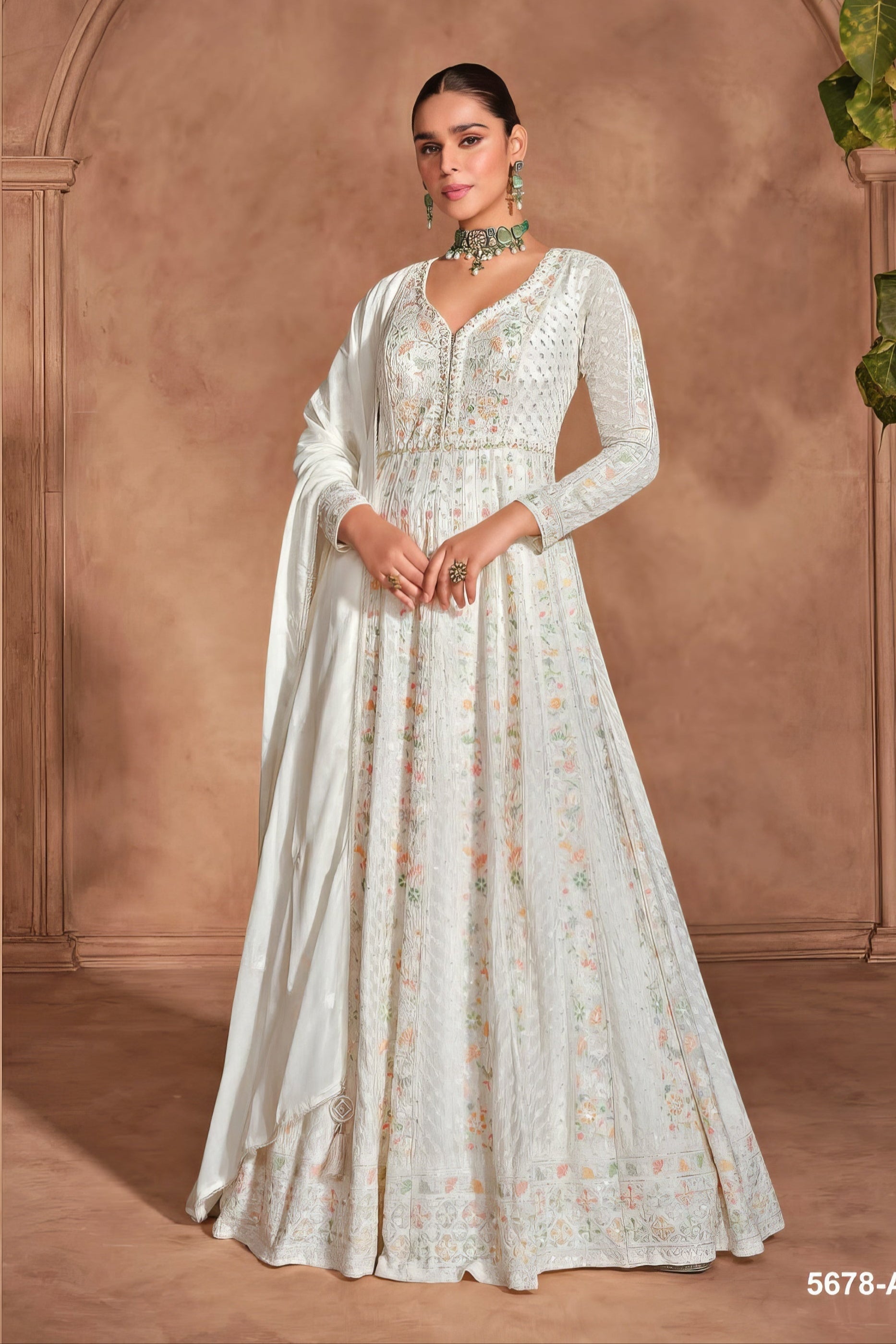 Elysium Radiance Gown Embroidered Gown EAGW0001