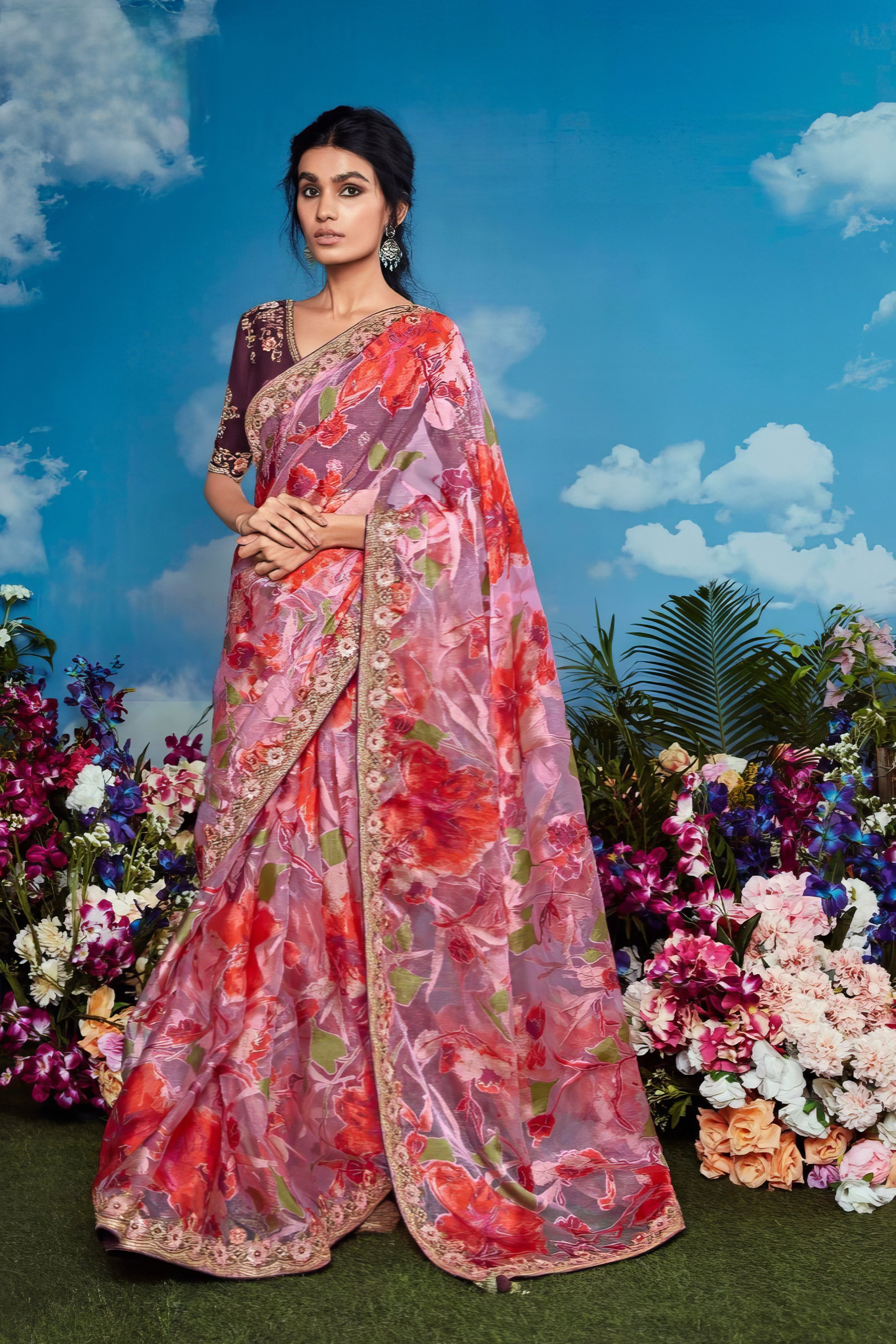 Pure Brasso Fab Saree LXSE0031