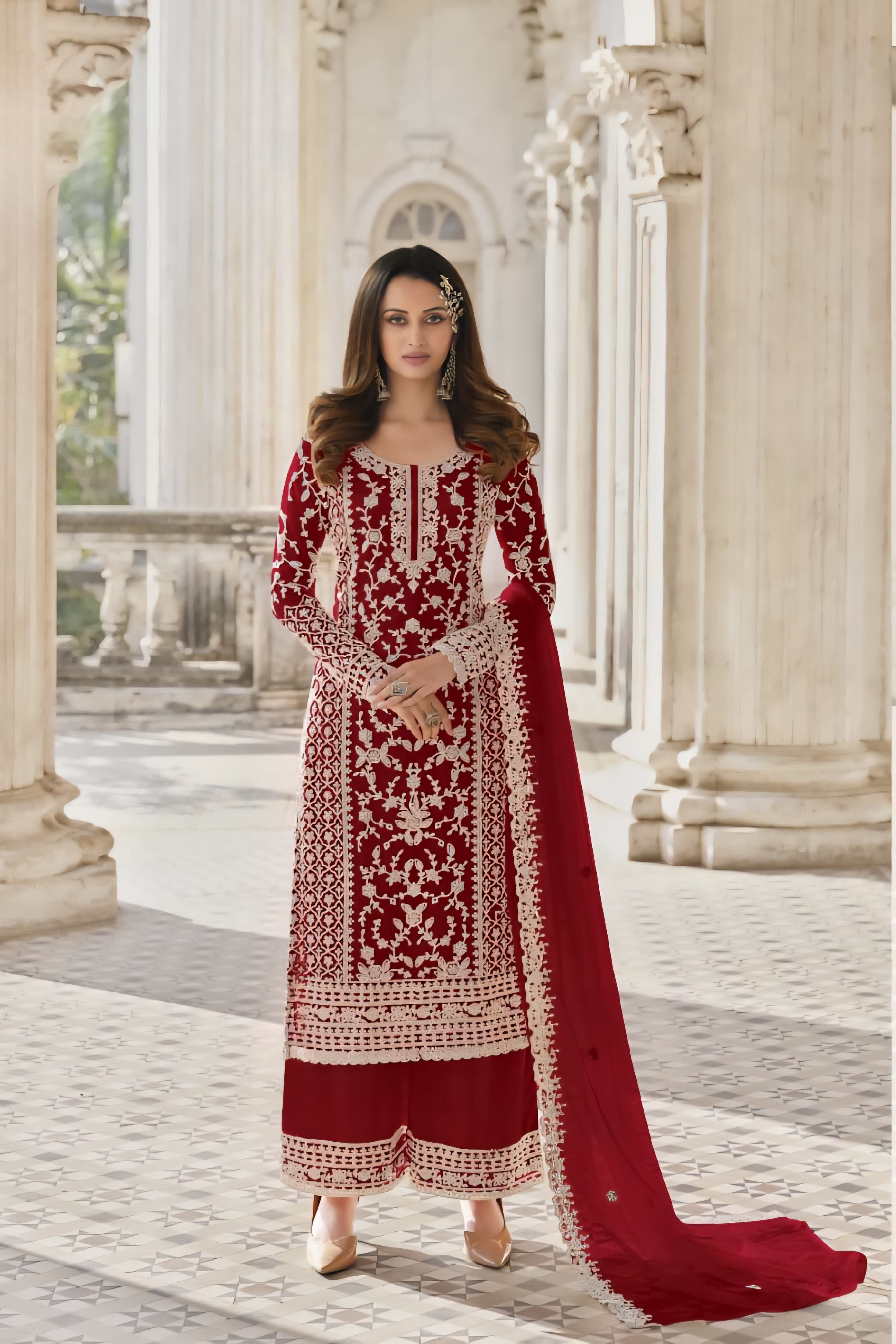 Butterfly Bloom Pakistani Suit EAPK0032