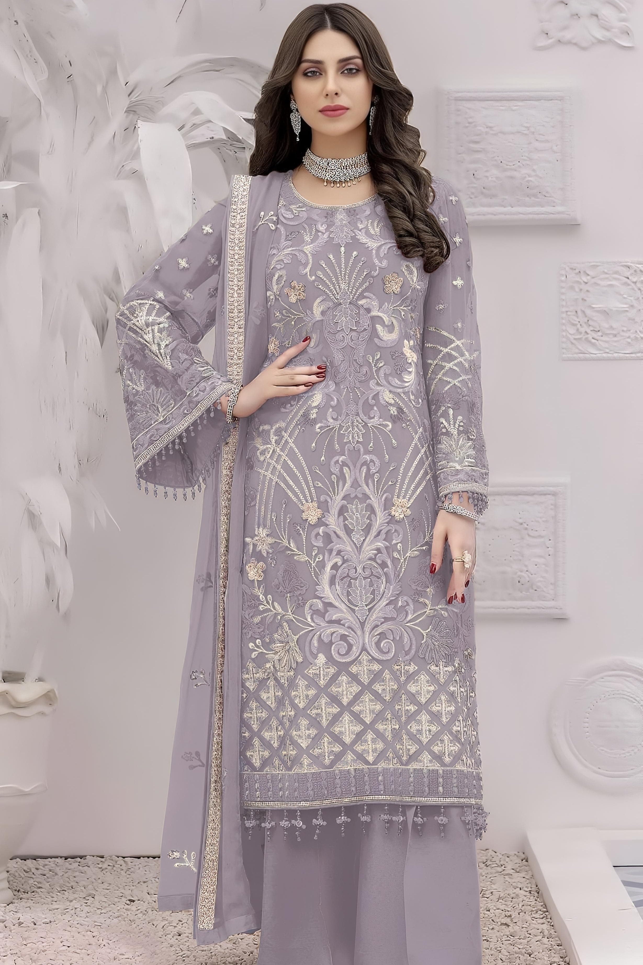 Georgette Glow Pakistani suit EAPK0010