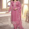 Suit with Heavy Thread Embroidery Work EAST0013