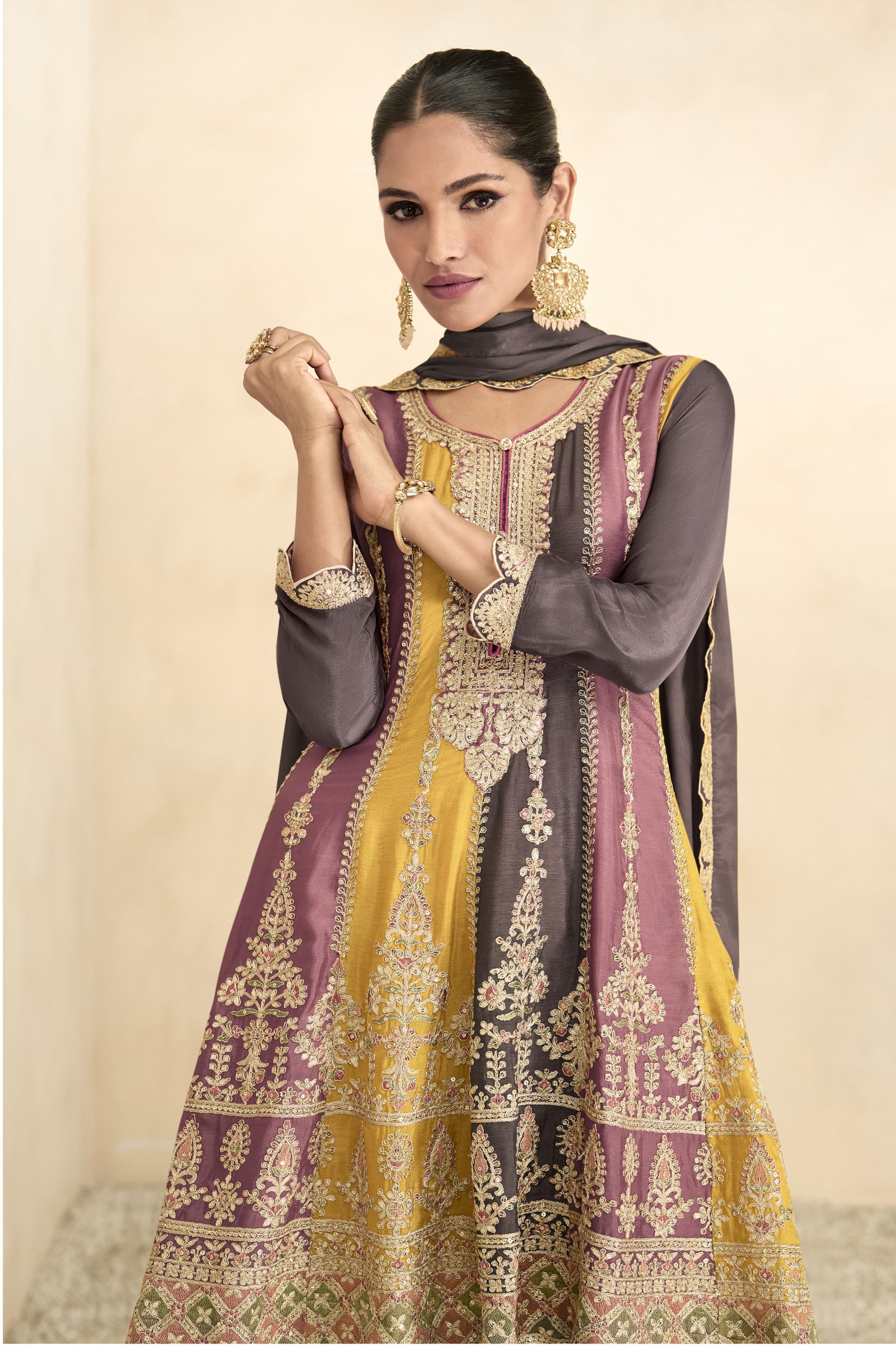 Sharara with Jari & Embroidery Stich Work EASR0006