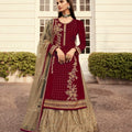 Starlit Grace embroidered SHARARA EASR00028
