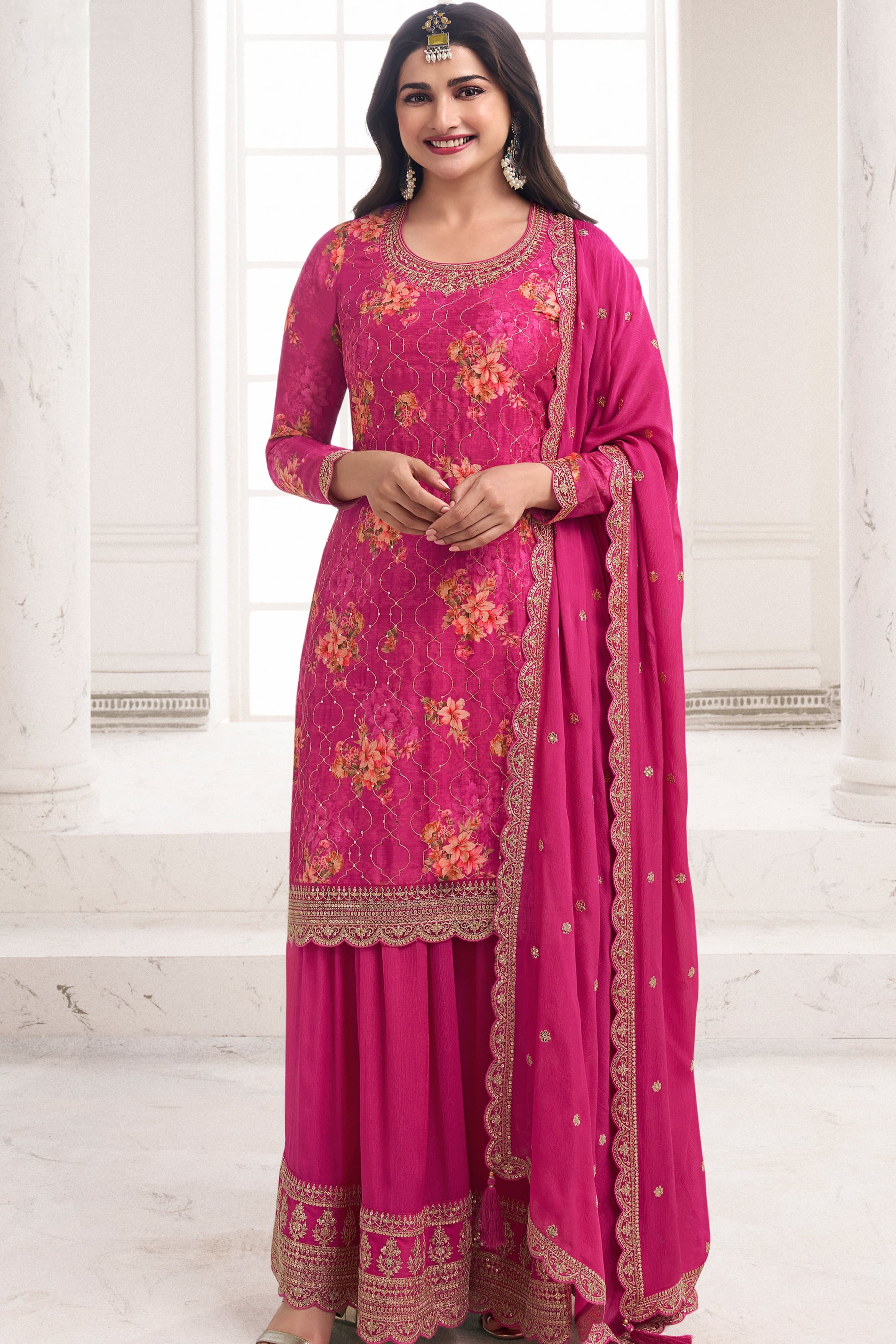 Digital printed designer SHARARA EASR00034