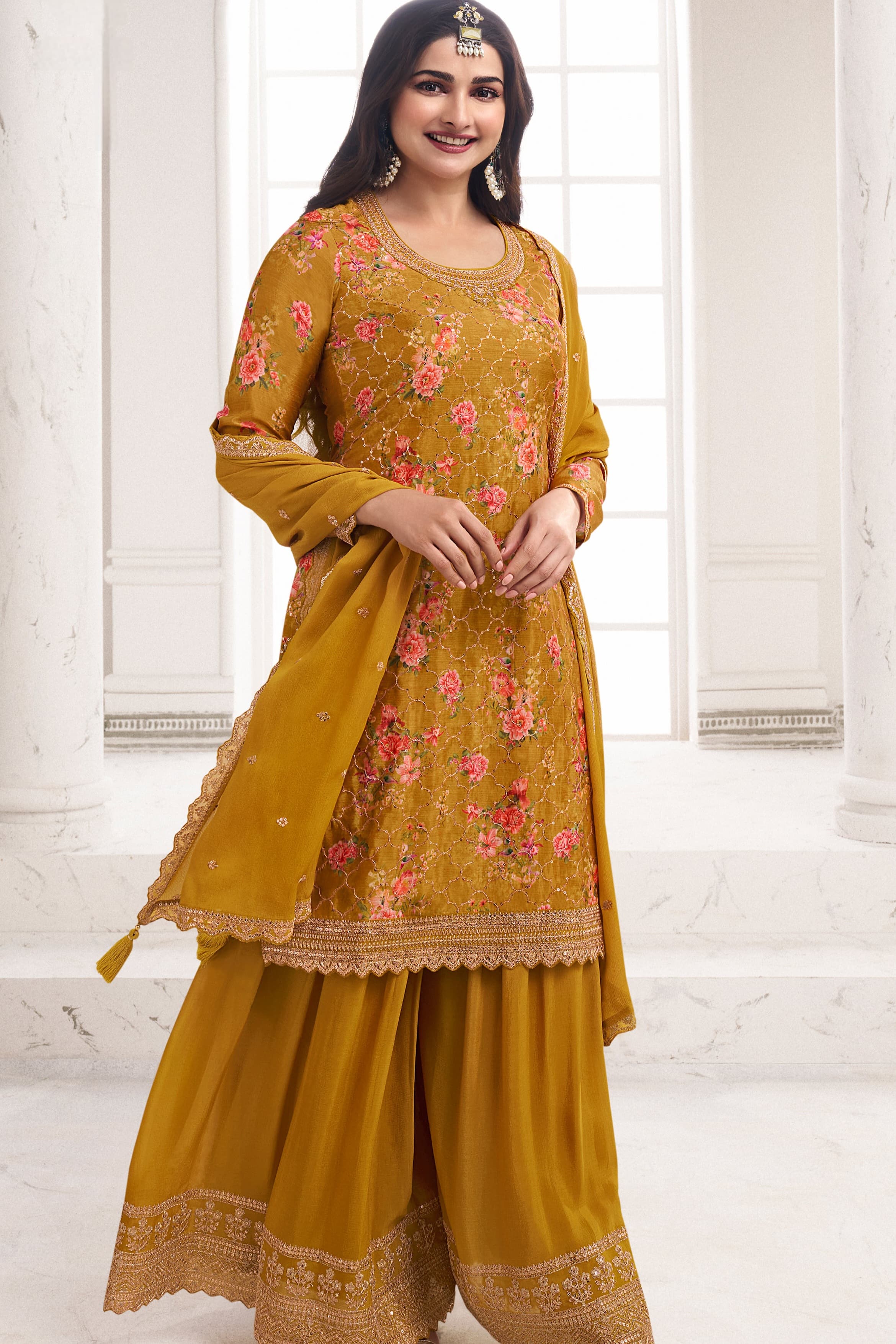 Digital printed designer SHARARA EASR00034