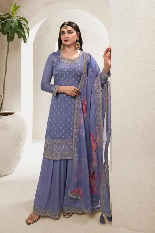 Zari Mirage embroderied SHARARA EASR00041