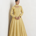 Shadow Drape Silky Fab Gown EAGW0025