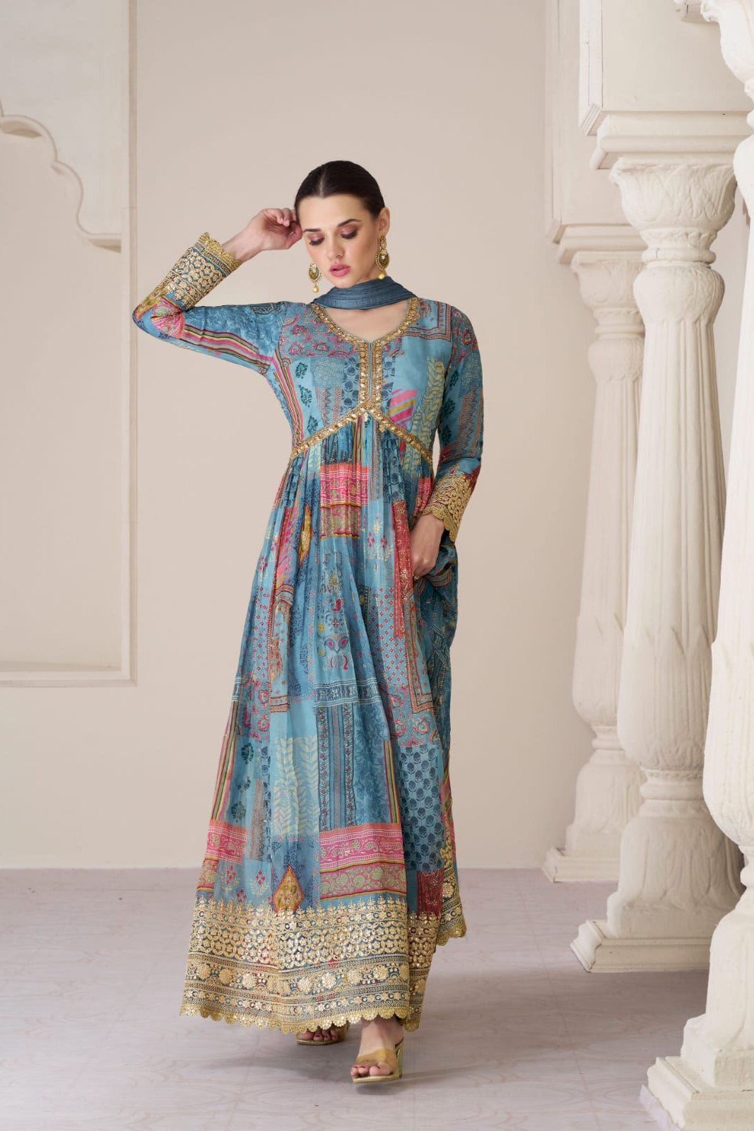 Silken Bloom GOWN EAGW0028