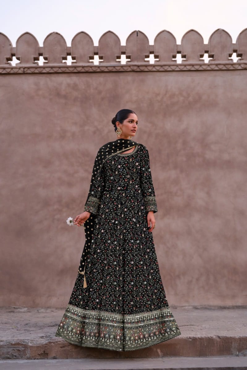 Velora Sequin Bloom Gown EAGW0011