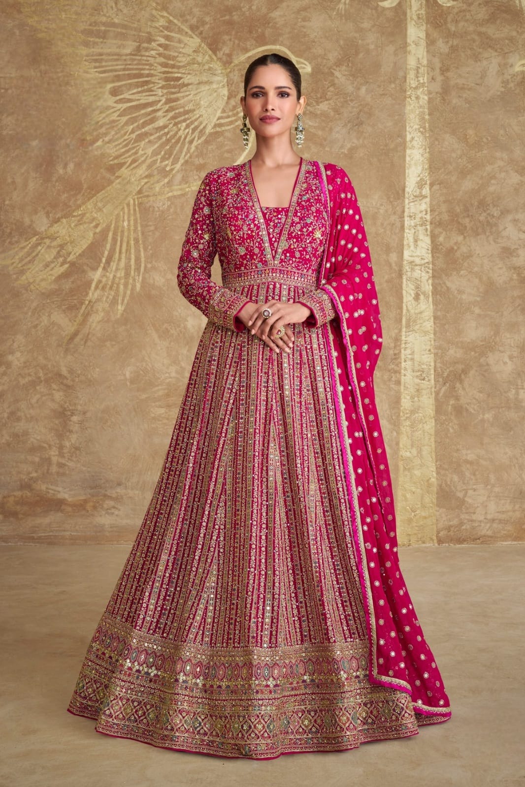 Zariah Spark Emboidered Gown EAGW0031