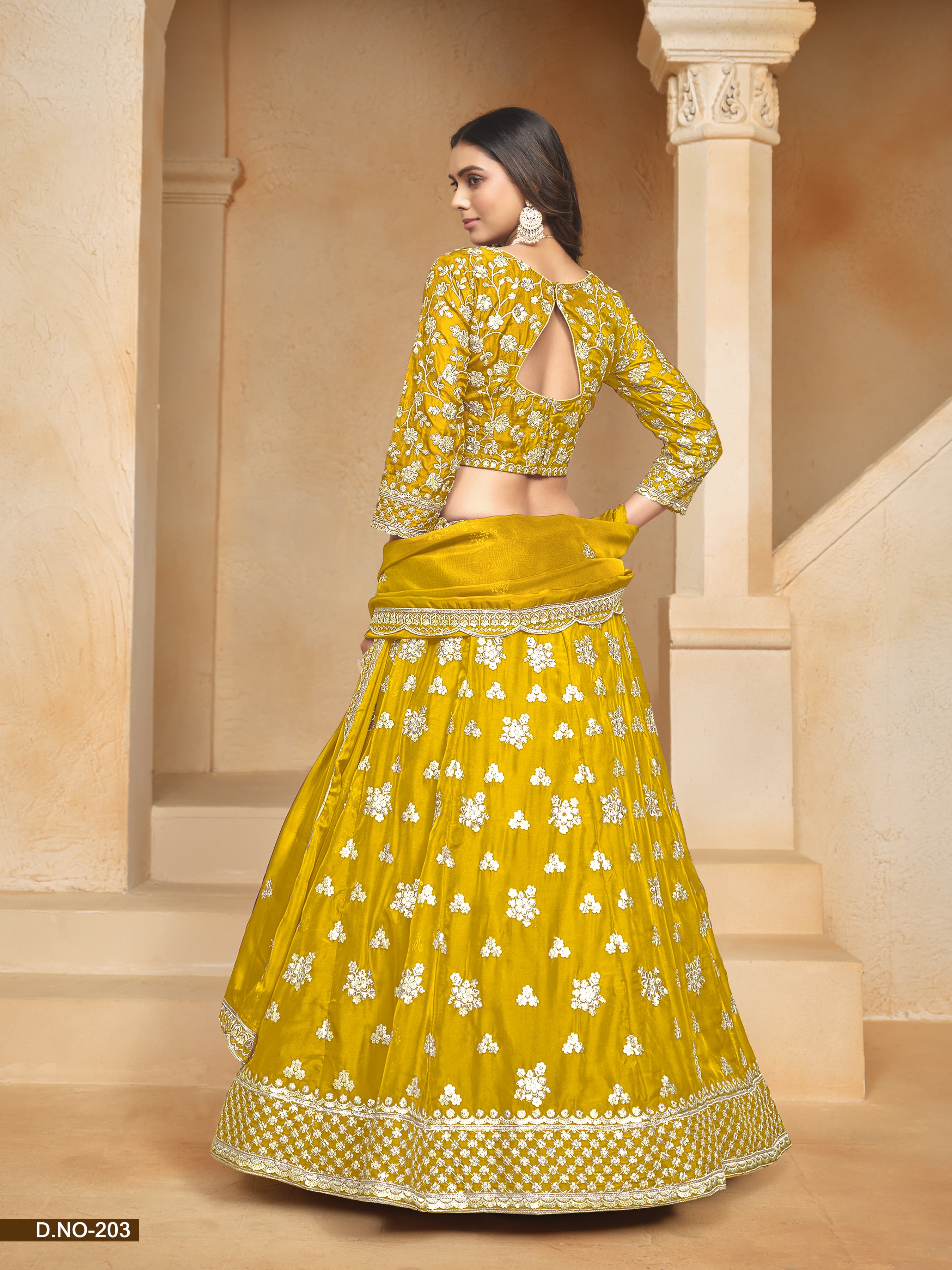 Radiant Beauty Organza Lehenga LXLG0004