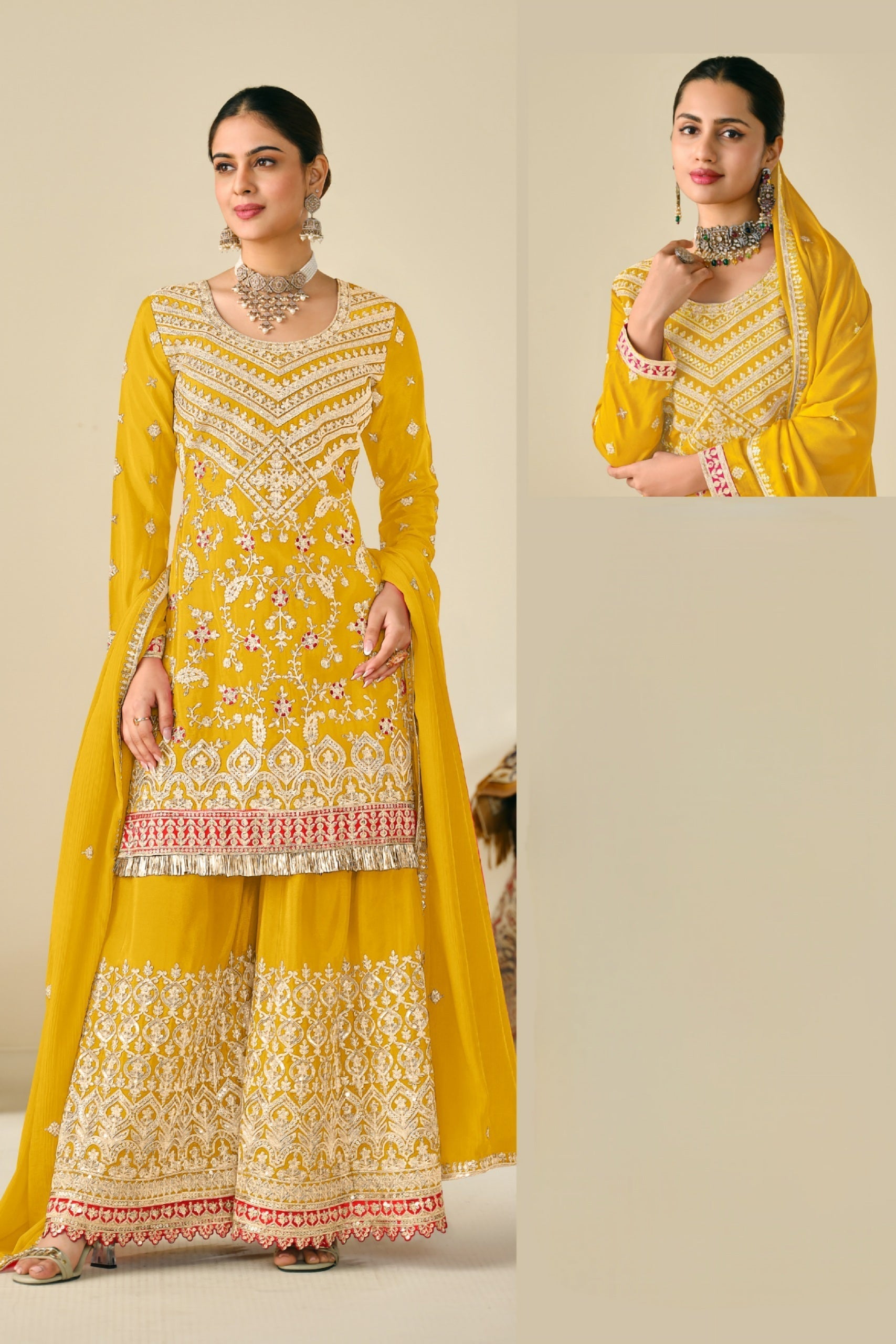 CHINON Charm Premium Sharara Suit LXSR0004