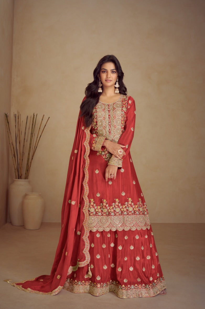 Chandni Veil Premium Sharara LXSR0016