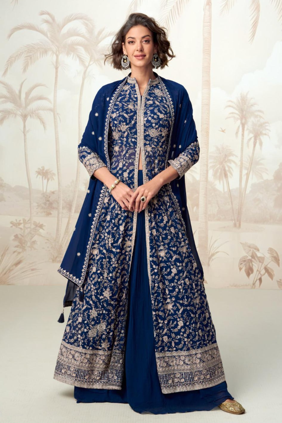 Floral Design Luxury Gown LXGW0027