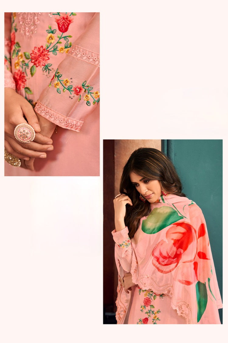 Floral Design Premium Suit LXST0007