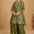 Zarveen Embroidered Sharara LXSR0028