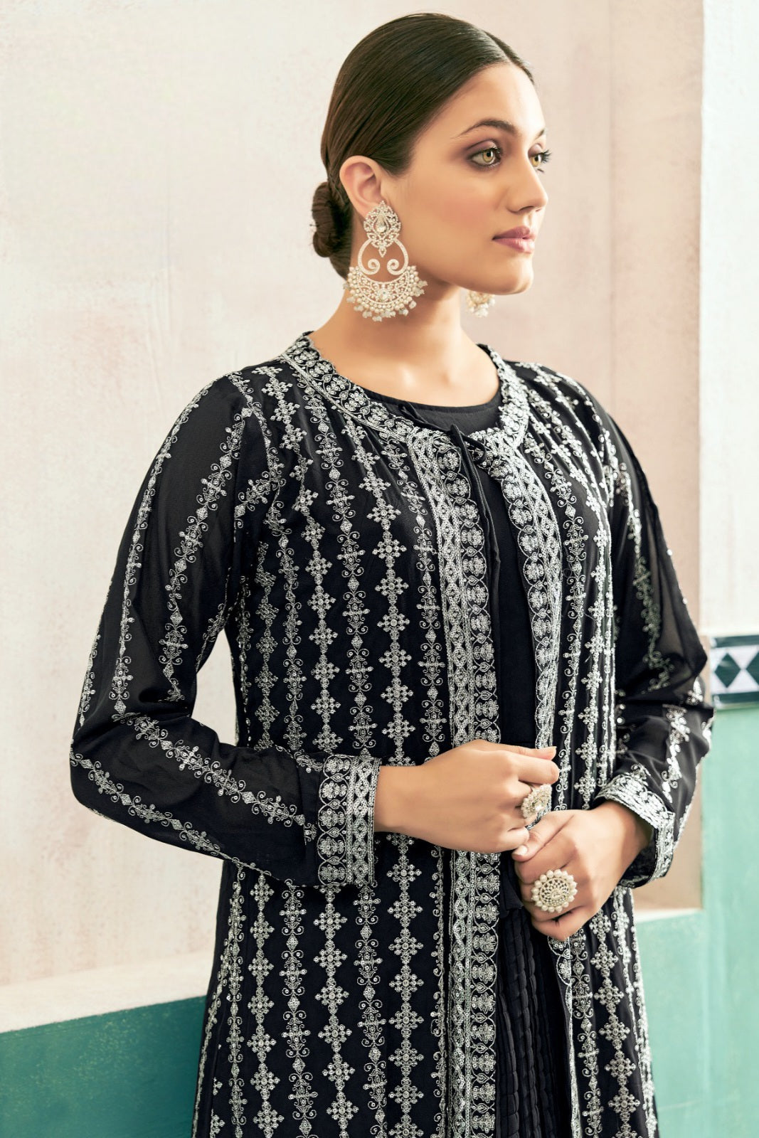 Eira – Crushed Georgette Anarkali Set LXGW0029