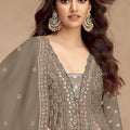 Zarkhan Glow Full embroidred Pakistani suit LXPK0010