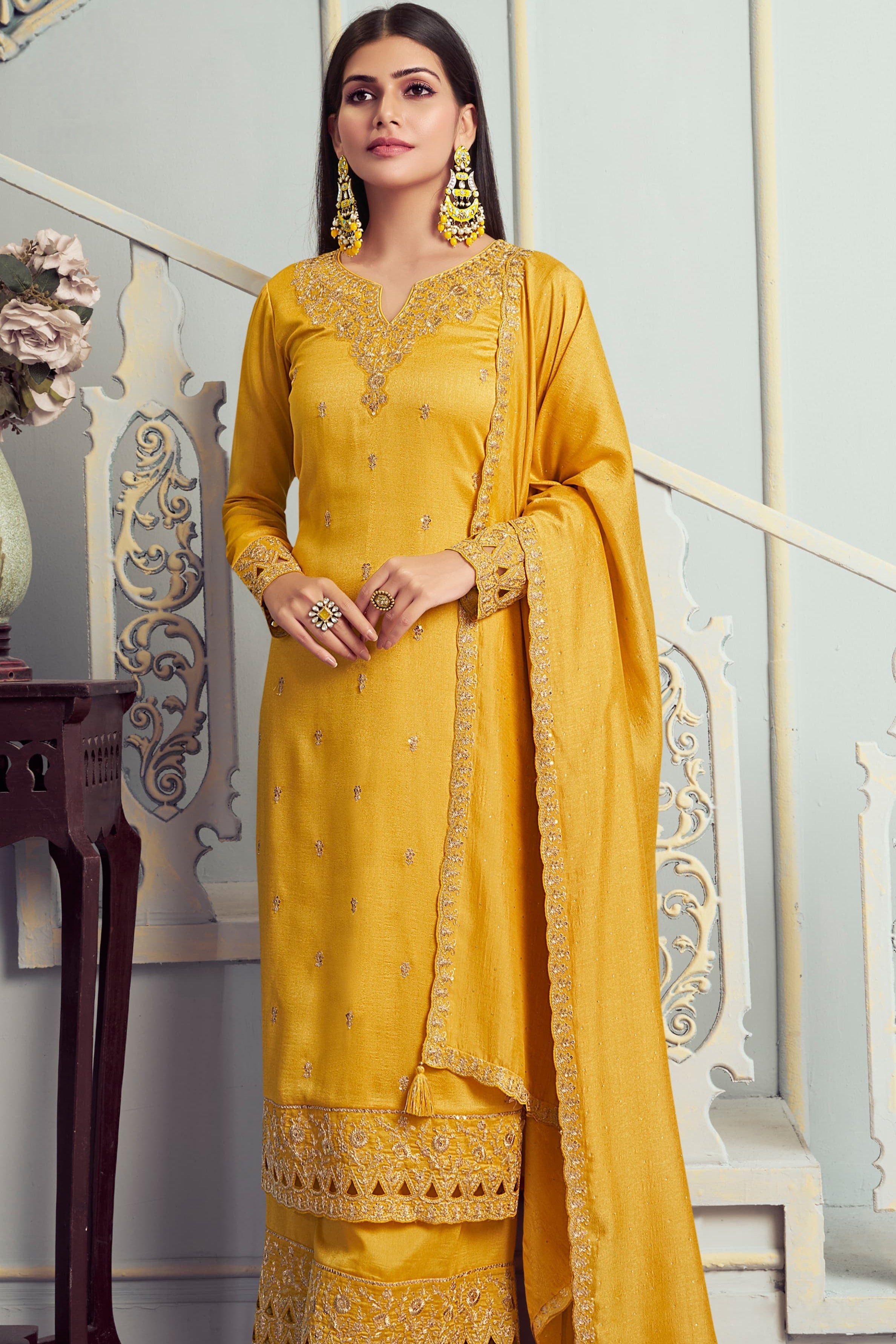 Premium Embroidered Suit LXST0010