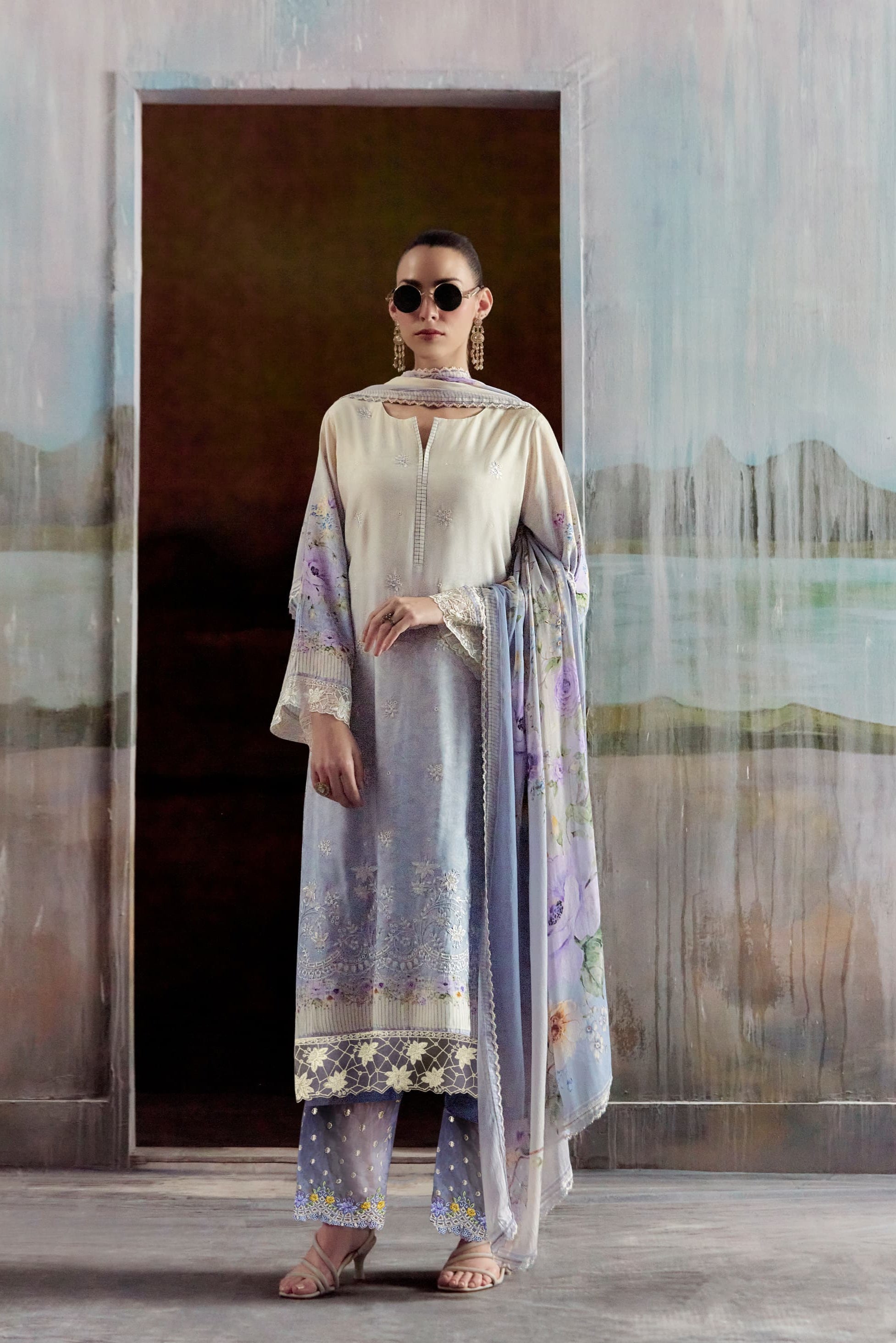 Pure Muslin Fab Luxury Suit LXST0018