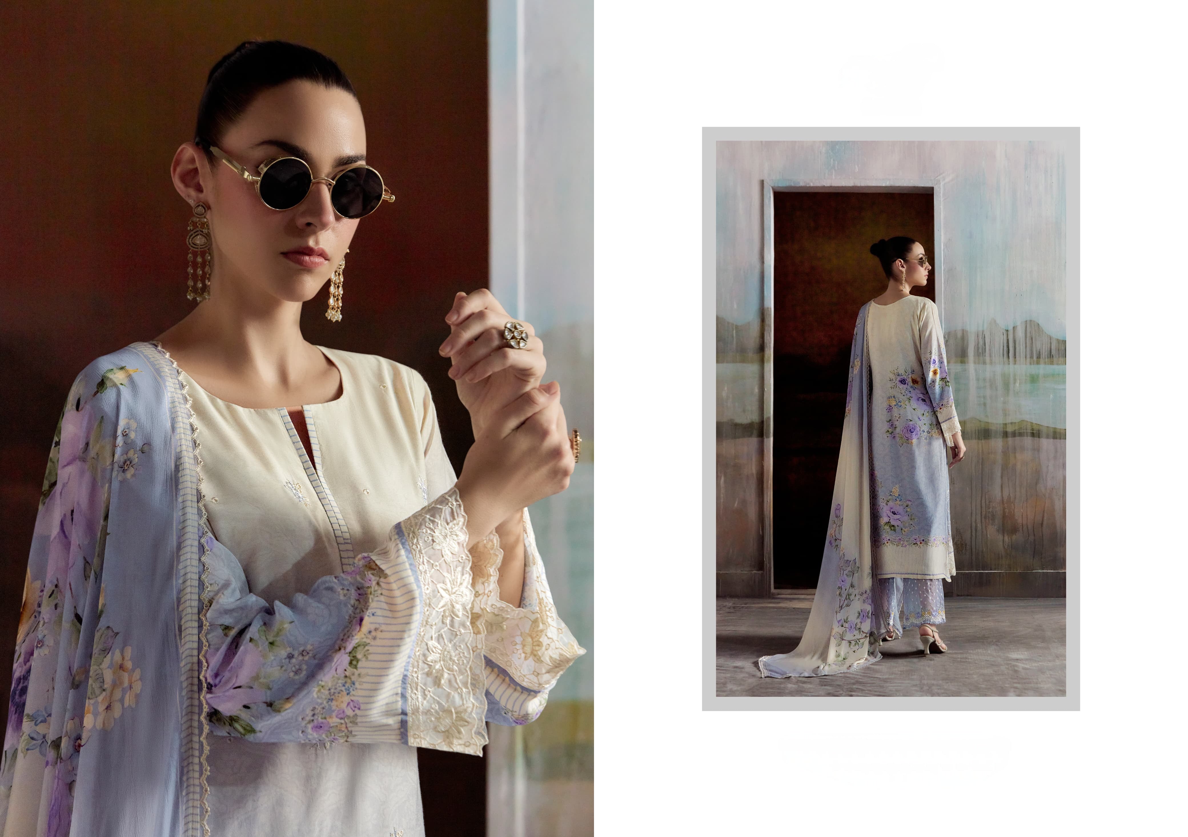 Pure Muslin Fab Luxury Suit LXST0018