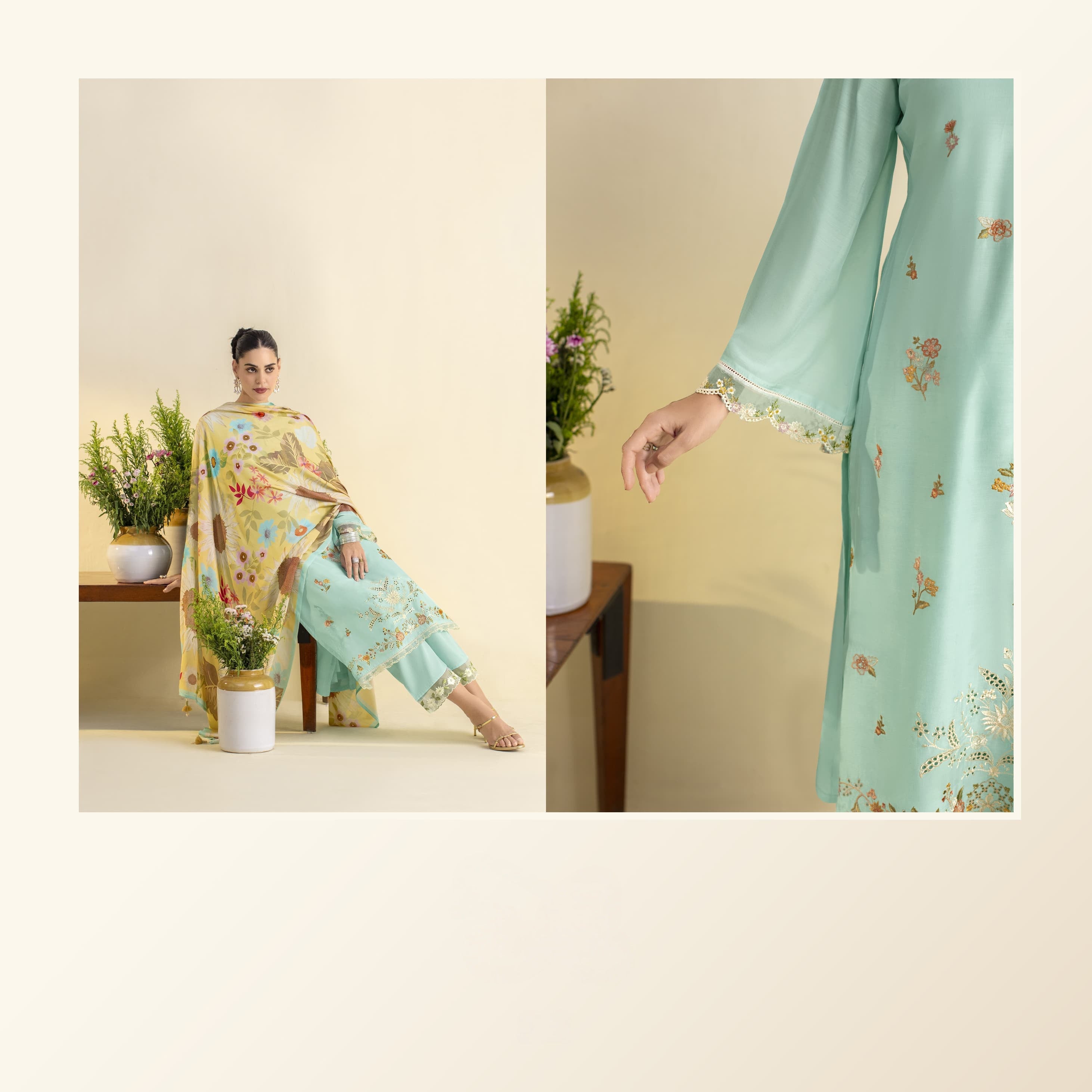 Lawn Elegance Luxury Suit LXST0028