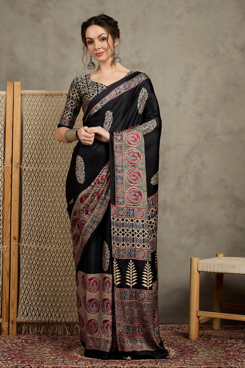 Neelambara Silky Saree EASE0052