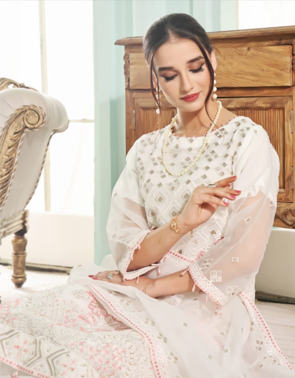 Organza Aura Se PAKISTANI SUIT LXPK0041