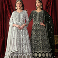 Faux georgette designer gown LXGW0009