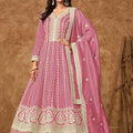 Silken Tranquil  Embroidered Gown LXGW0006