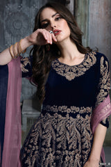 Velvet Embrace Designer Gown LXGW0001