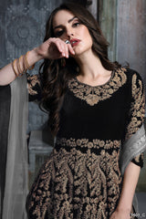 Velvet Embrace Designer Gown LXGW0001
