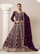 Faux Georgatte Designer Gown LXGW0002