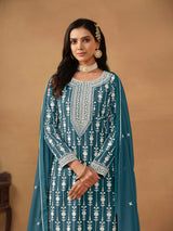 Heavy Embroideried Sharara EASR0066