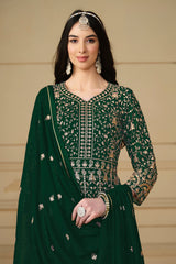 Faux georgette Designer gown LXGW0020