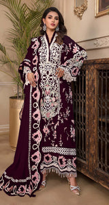 Georgette Glow Embroidered Pakistani suit LXPK0031