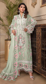 Georgette Glow Embroidered Pakistani suit LXPK0031
