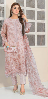 Organza Whim Embroidered Pakistani suit LXPK0029