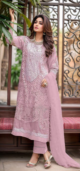 Grace Etched Embroidered Pakistani suit LXPK0030