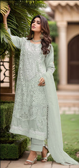 Grace Etched Embroidered Pakistani suit LXPK0030