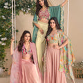 Real Chinon Silky Lehenga LXLG0023