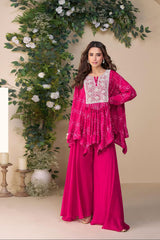 Gulaabo Poncho Sharara Suit LXSR0070